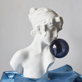 Modern Luxe Bubble Girl Sculpture | Yedwo Design